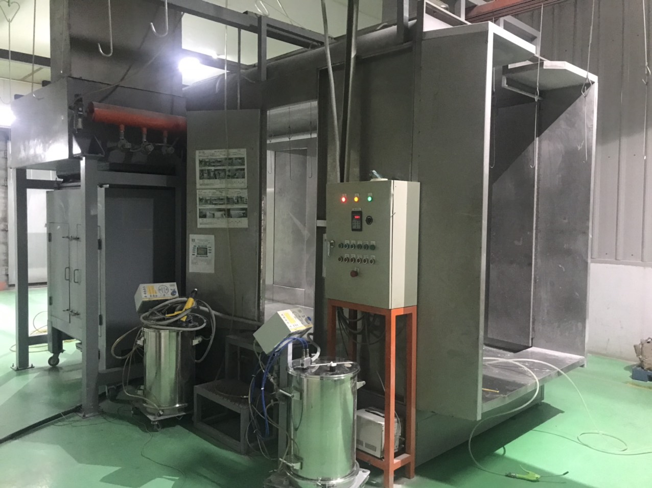 Powder coating line